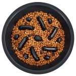 Dog Feeder Slow Eating Bowl for Raised Pet Feeders JASGOOD Maze Food Water Insert Bowl Compatible with Elevated Diners…