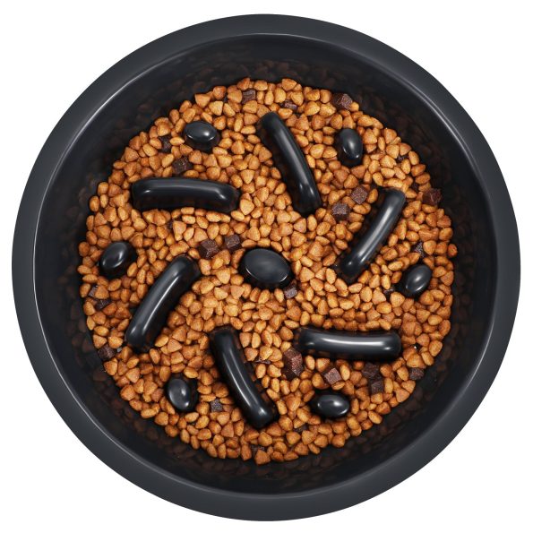 Dog Feeder Slow Eating Bowl for Raised Pet Feeders JASGOOD Maze Food Water Insert Bowl Compatible with Elevated Diners…