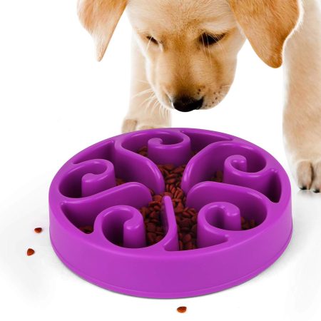 Slow Feeder Dog Bowl New Arriving Fun Feeder Slow Feeding Interactive Bloat Stop Dog Bowls by JASGOOD